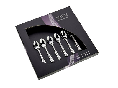 cucharas café set Arthur Price Royal Pearl